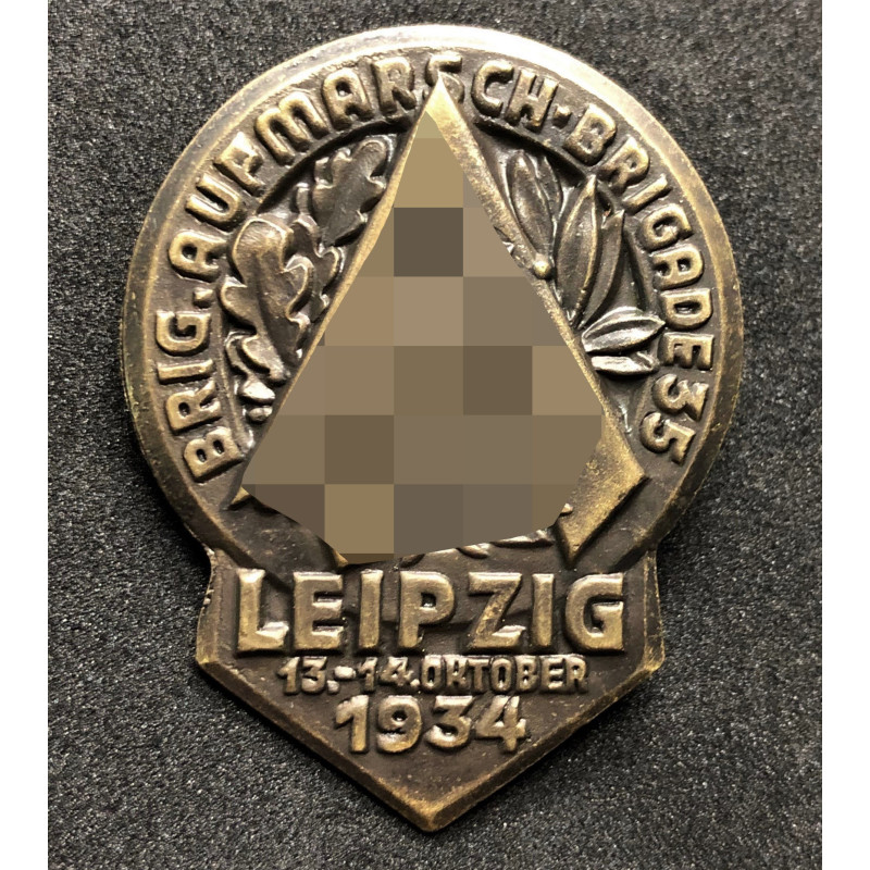 Leipzig 1934 SA Rally Badge