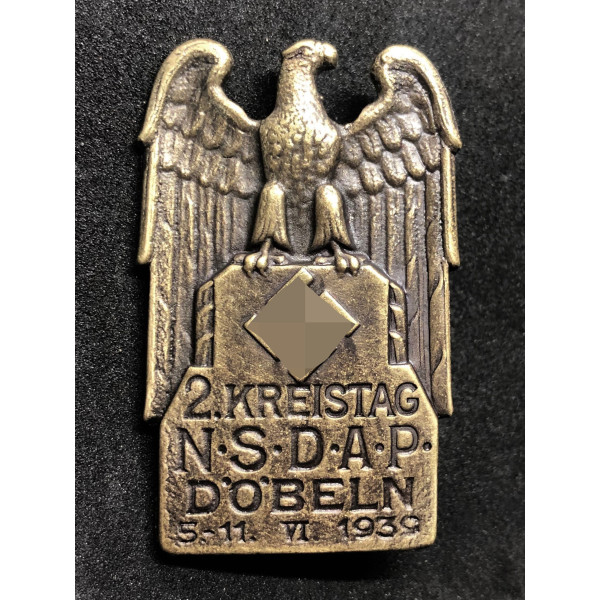 Distintivo NSDAP del Consiglio di Döbeln 1939 2