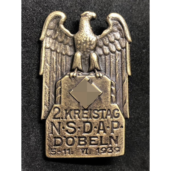 2. Kreistag NSDAP Döbeln 1939 Badge
