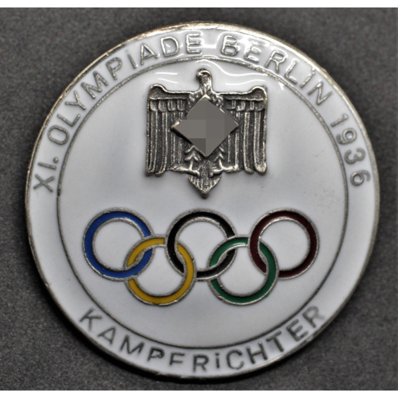 Abzeichen für Richter der Olympischen Spiele in Berlin 1936 (Weiß)