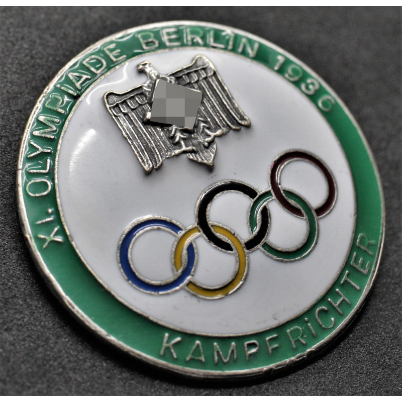 Abzeichen für Richter der Olympischen Spiele in Berlin 1936 (Grün)