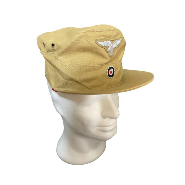 Khaki DAK M41 Luftwaffe Offiziere Feldmütze