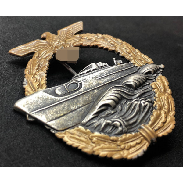 Repro schnellboot-kriegsabzeichen ww2 für Reenactment.