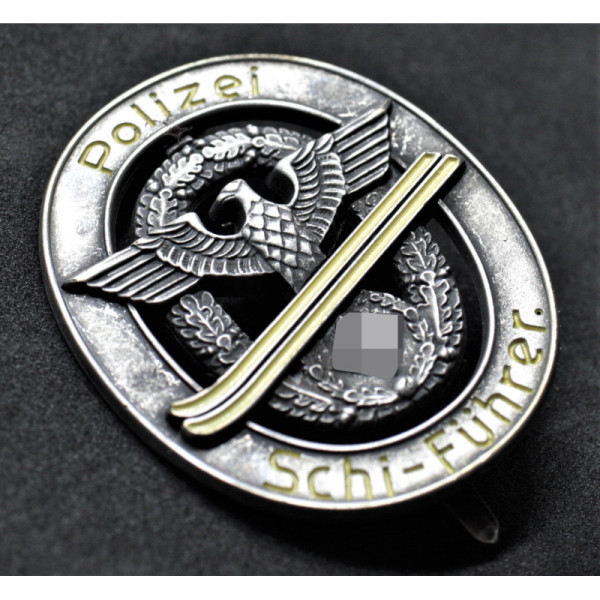 Polizei Abzeichen Für "Polizei Schi-Führer"