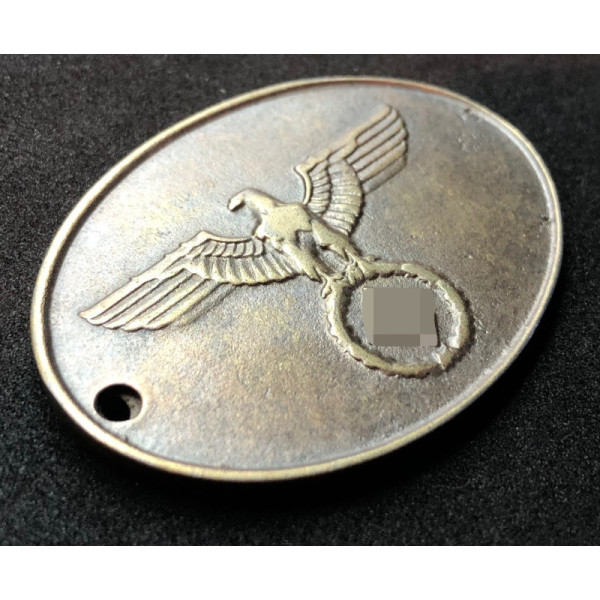 Piastrina Di Riconoscimento Della Gestapo