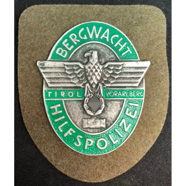 Scudetto "Bergwacht Hilfspolizei Tirol Vorarlberg"