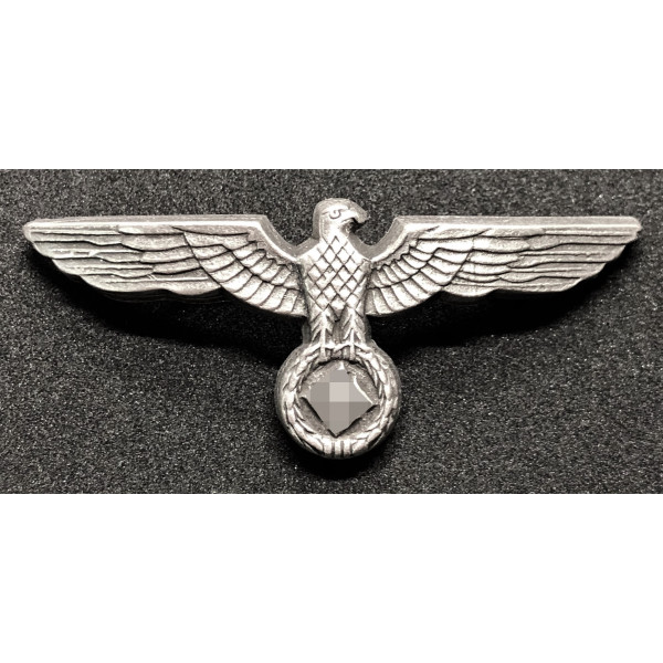Wehrmacht Eagle Hat Badge (Silver) 2