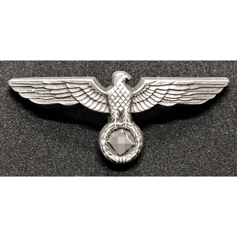Repro Wehrmacht Mützenadler (Silber) ww2 für Reenactment.