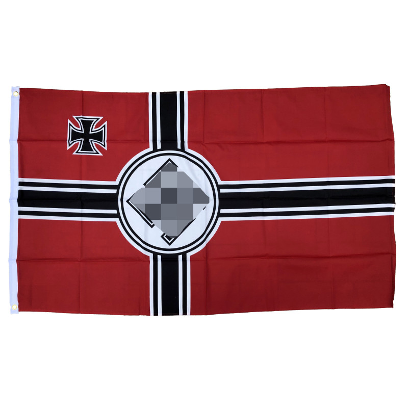 Repro Bandiera nazista Reichskriegsfahne ww2.