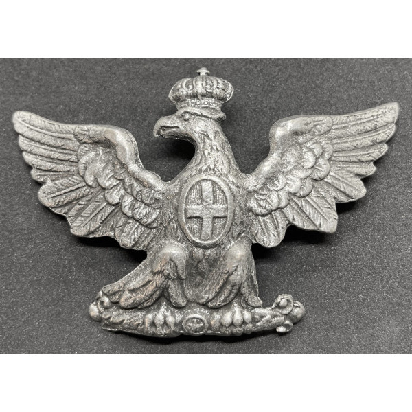 Aquila da Casco Coloniale ed Elmetto Adrian da Sottufficiale