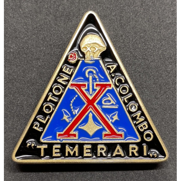 Distintivo Plotone A. Colombo "Temerari" della Xª MAS