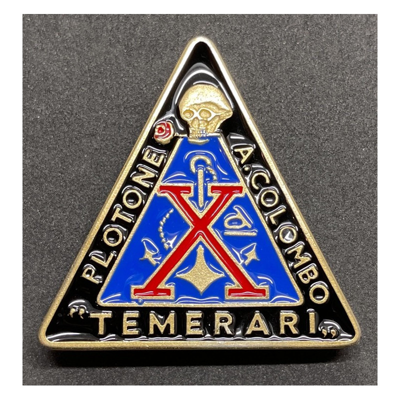 Distintivo Plotone A. Colombo "Temerari" della Xª MAS