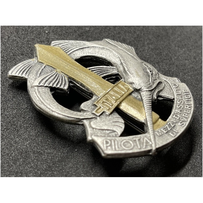 Distintivo Brevetto Pilota Mezzi d'Assalto di Superficie della RSI