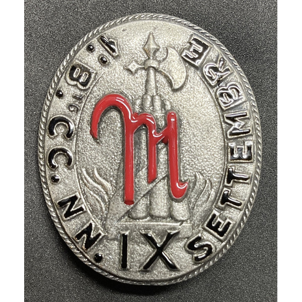 Badge 1st Btg. “M” Black Shirts IX September RSI