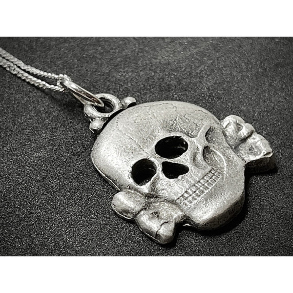 Halskette - Totenkopf (Anhänger + Halskette)