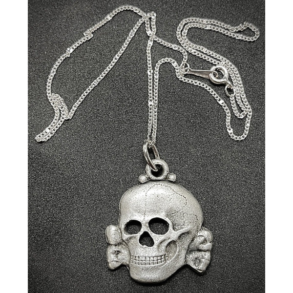 Halskette - Totenkopf (Anhänger + Halskette)