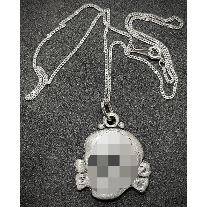 Halskette - Totenkopf (Anhänger + Halskette)