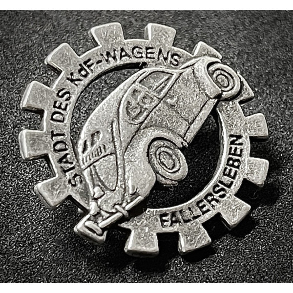 Distintivo Stadt des KdF-Wagens bei Fallersleben