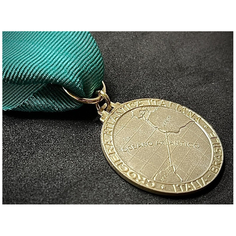 Medaglia della Crociera Atlantica Italiana Italia-Brasile (Oro)