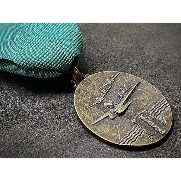 Medaille der italienischen Atlantikkreuzfahrt Italien-Brasilien (Bronze)