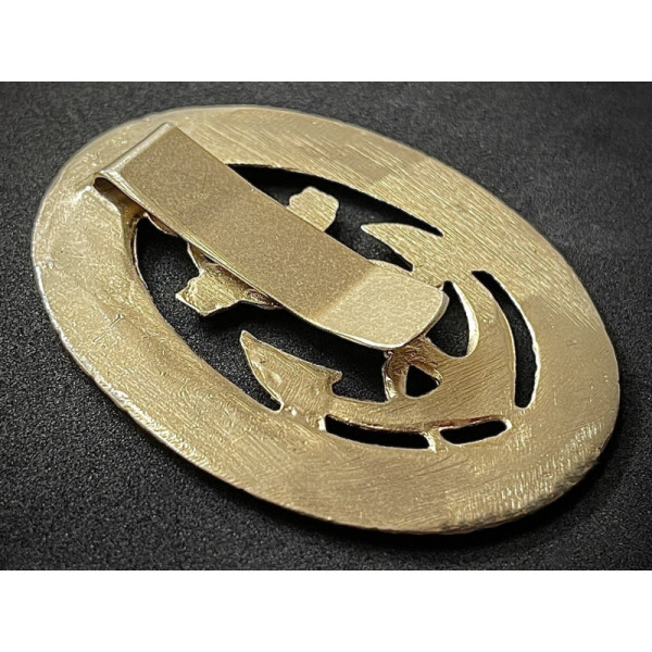 Kriegsmarine Officer of the Watch Chest Badge (Single pin hooking)