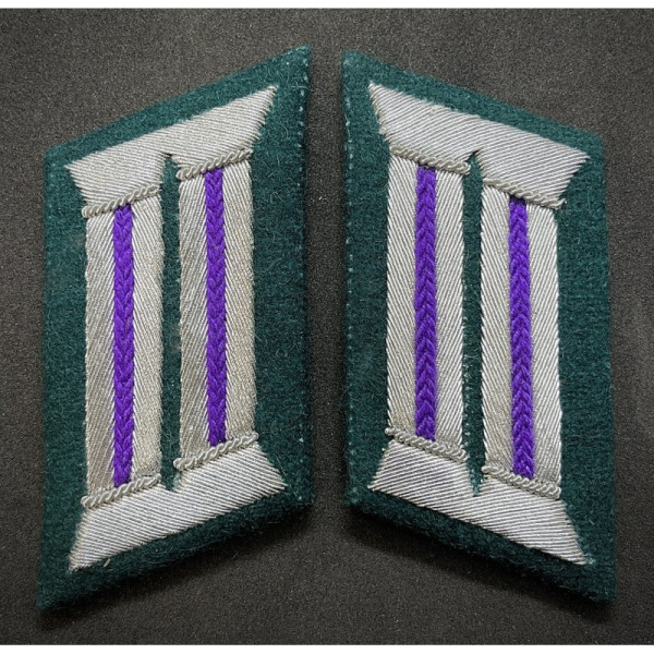 Collar Tabs - Wehrmacht Chaplain (Purple)