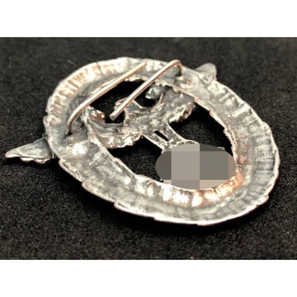 Fregio Da Cappello Della Polizia (Tipo 2, Argento)