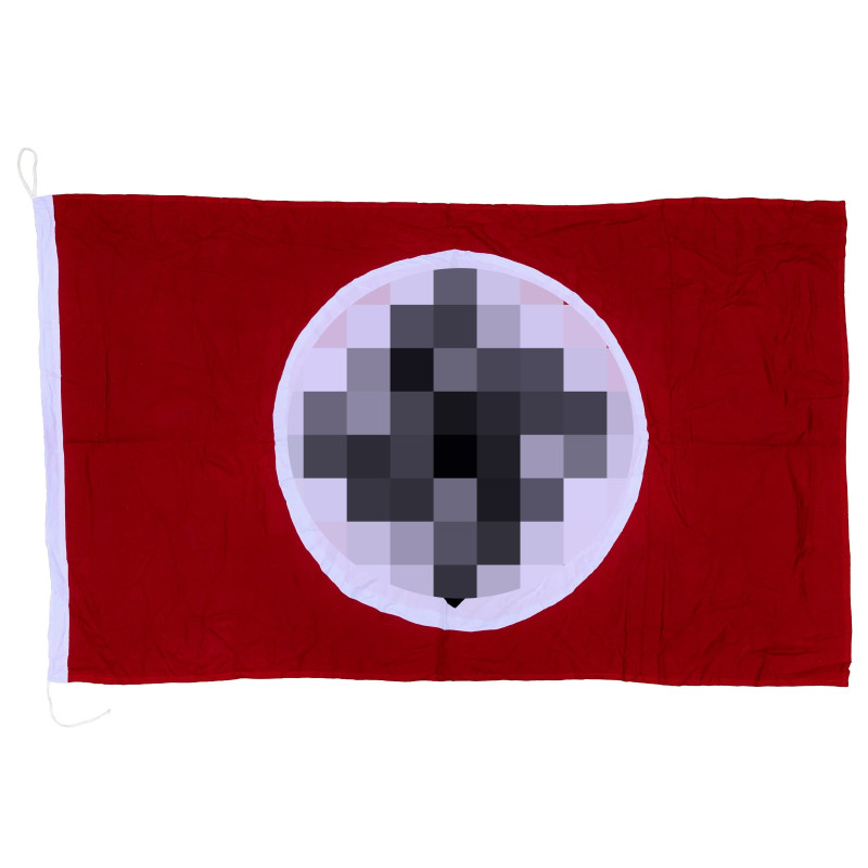 Flag - NSDAP Cotton (hand-stitched)