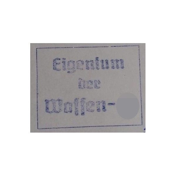 Stempel - Eigentum Der Waffen-SS