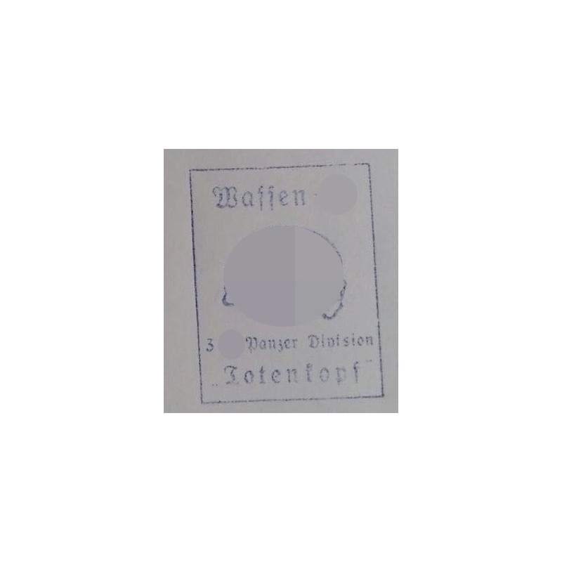 Stempel - Waffen-SS - 3 SS Panzer Division „Totenkopf"