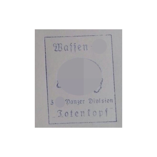 Stamp - Waffen-SS - 3 SS Panzer Division „Totenkopf"