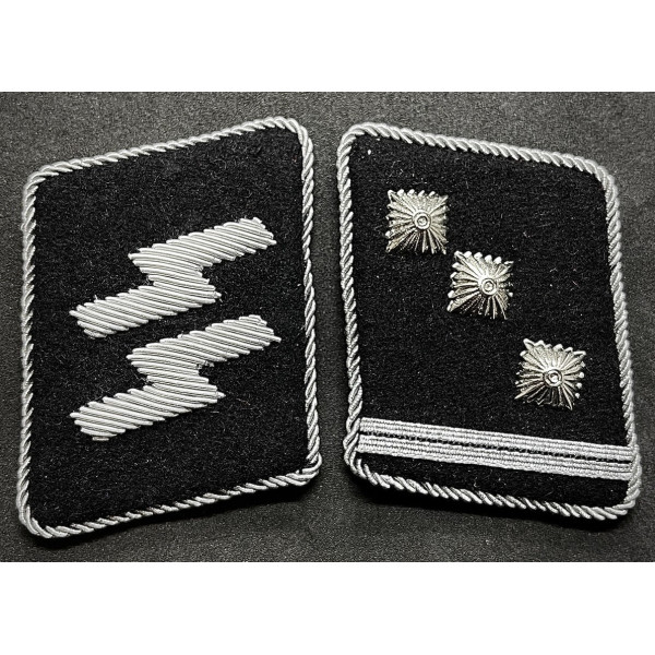 Waffen-SS Collar Tabs - Obersturmführer