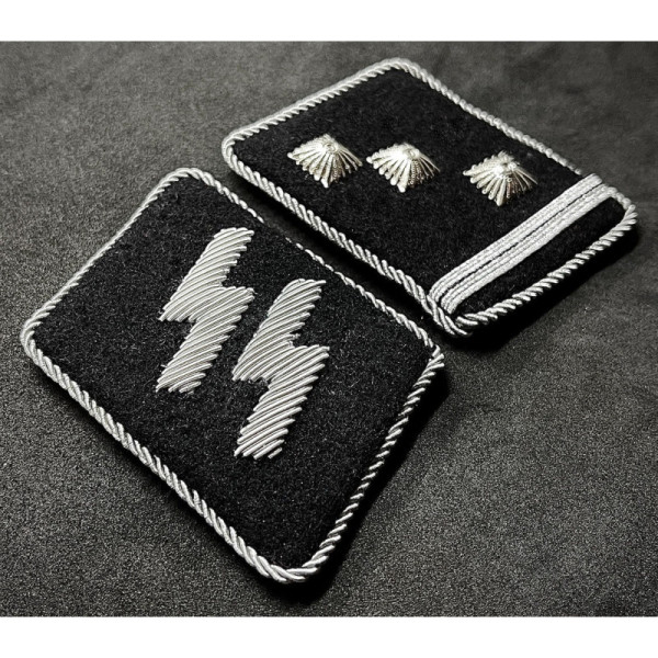 Waffen-SS Collar Tabs - Obersturmführer