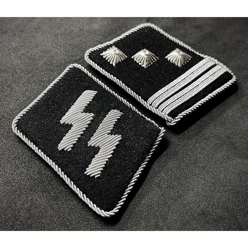Waffen-SS Collar Tabs - Hauptsturmführer