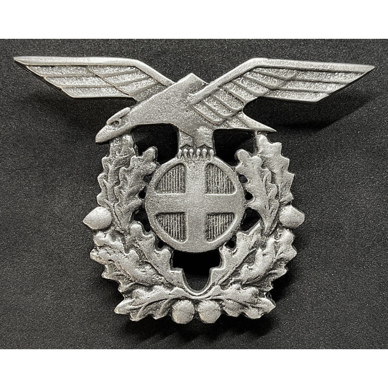 Norwegian Nasjonal Samling Police Cap Badge