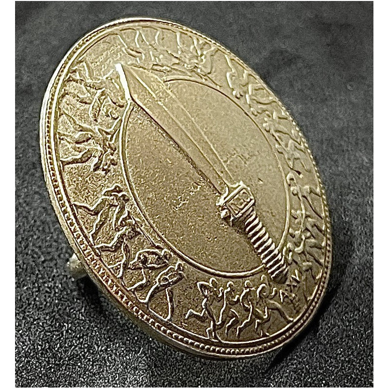 Scudo del Duce - Versione Oro per gli Italiani all'Estero (con Anello)
