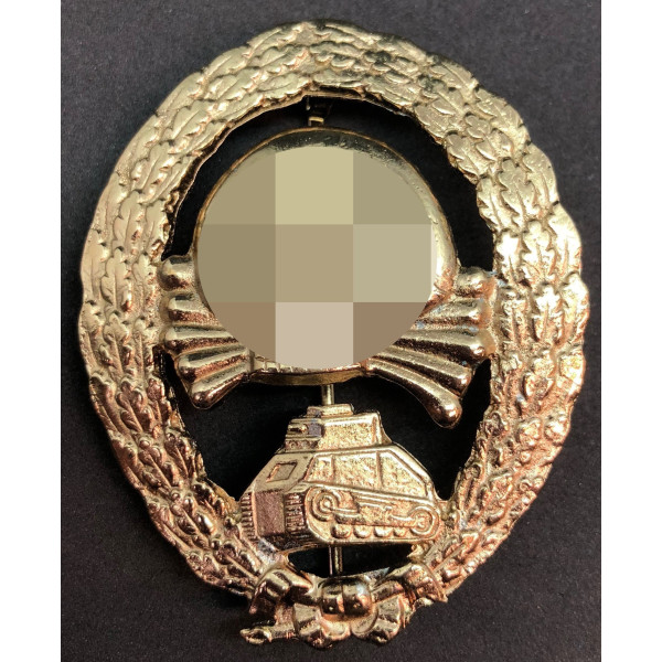 Panzertruppenabzeichen Der Legion Condor (Gold) 2