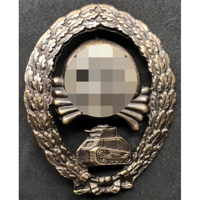 Distintivo Partecipazione In Combattimenti Con Unità Corazzate In Spagna - Legione Condor (Bronzo)