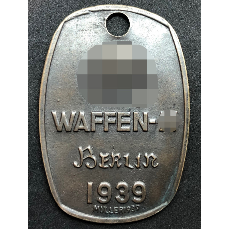 SS Identification Tag "Berlin 1939"