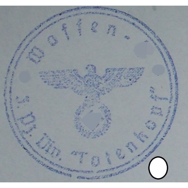 Stamp - Waffen SS 3. Pz. Div. Totenkopf