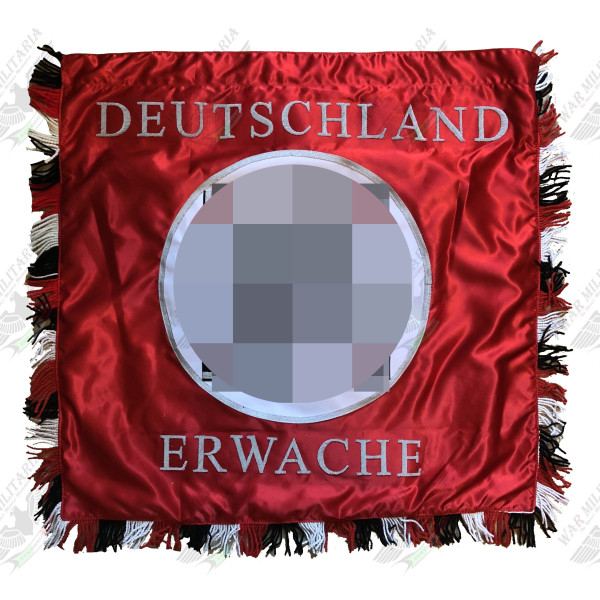 Bandiera Ricamata a Mano - Stendardo Deutschland Erwache 2