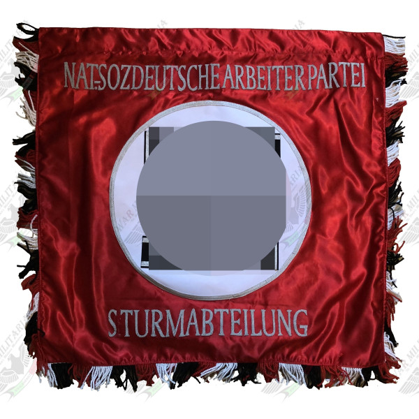 Handgestickte Fahne - NSDAP Sturmabteilung Standarte 2
