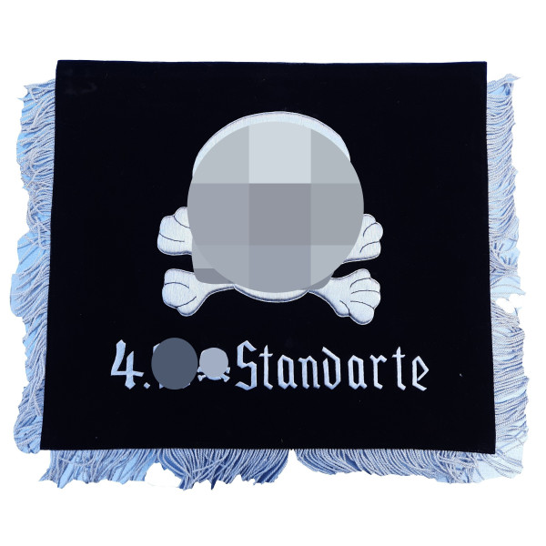 Hand Embroidered Flag - 4th SS Banner 2
