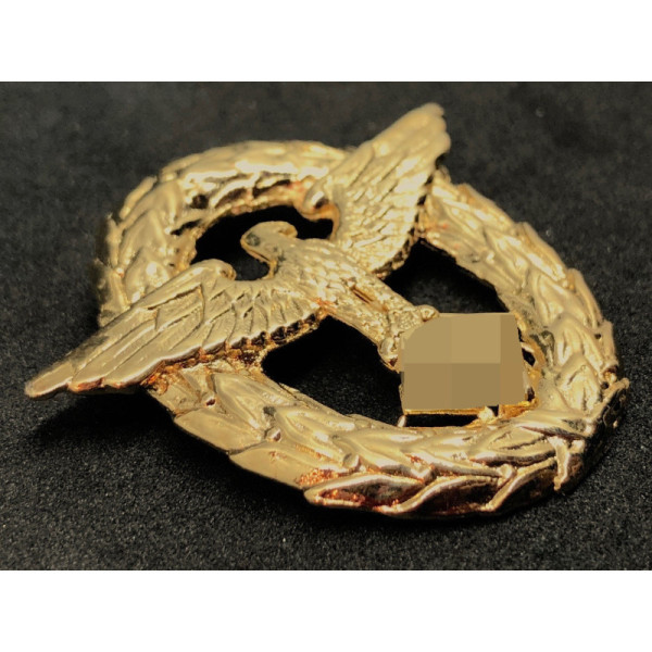 Fregio Da Cappello Della Polizia (Tipo 2, Oro)