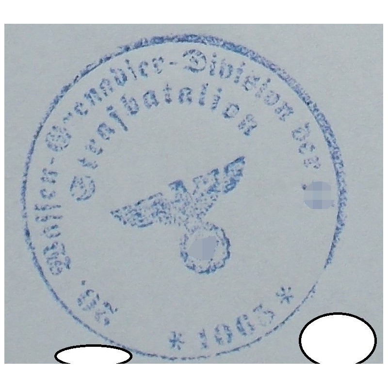 Stamp - 20. Waffen Grenadier Division der SS, Strafdatalian, 1065
