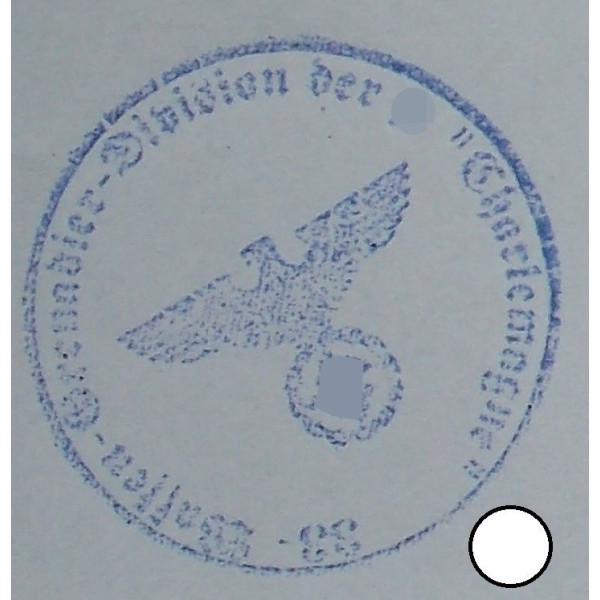 Stempel - 33. Grenadier Division der SS "Charlemagne"