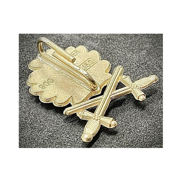 Ribbon Accessory - Oak Leaves With Swords Gold