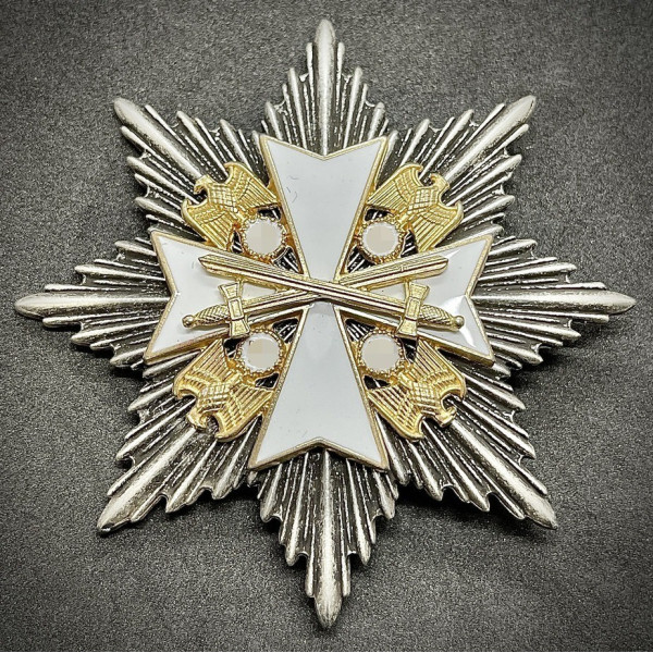 Stella della Gran Croce dell'Ordine Dell'Aquila - con Spade (Argento) 2
