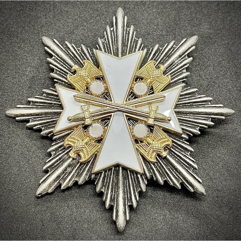 Stern zum Großkreuz vom Deutschen Adler - mit Schwertern (Silber)
