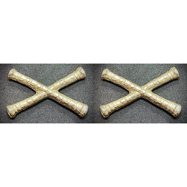 Fregi per Mostrine - Bastoni da Feldmaresciallo (Oro)